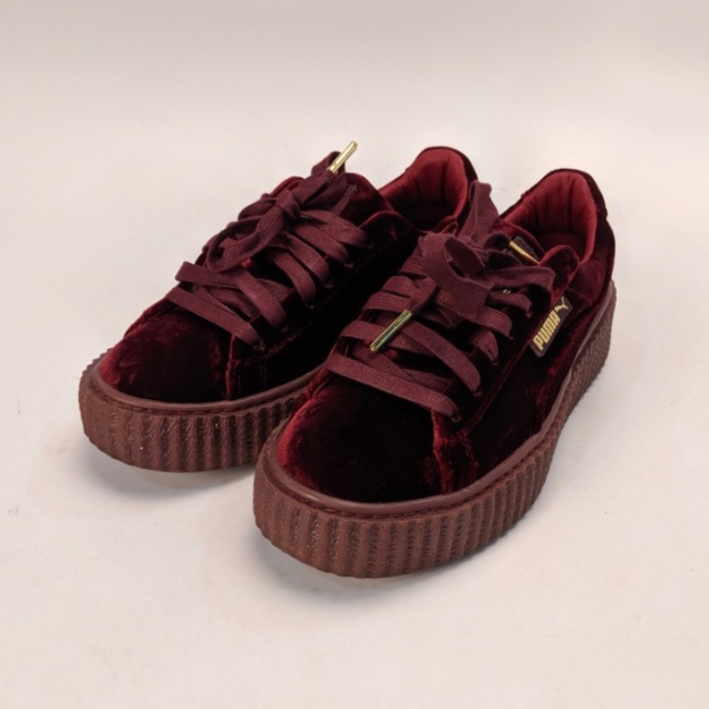 Rihanna Fenty Puma Creepers (burgundy/red)